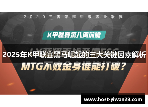 2025年K甲联赛黑马崛起的三大关键因素解析 2025年K甲联赛黑马崛起的三大关键因素解析